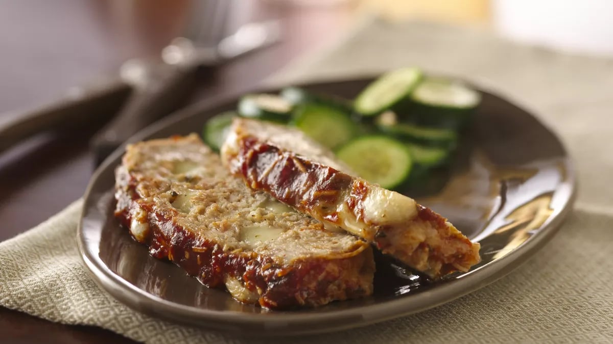 Cheesy Stuffed Meatloaf