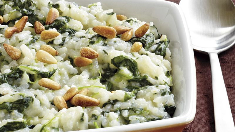 Baked Risotto with Spinach