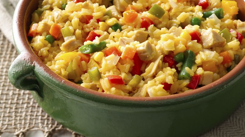 Arroz con Pollo Colombiano - Pollo y Arroz