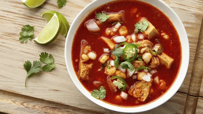 Mexican Menudo Rojo Recipe QueRicaVida how-to-make-the-best-mexican-menudo-rojo-recipe-love-to-eat-blog