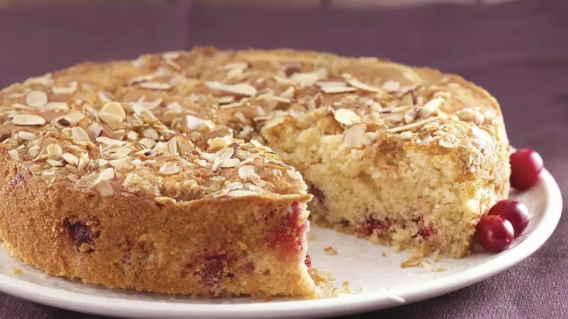 Cranberry-Almond Coffee Cake