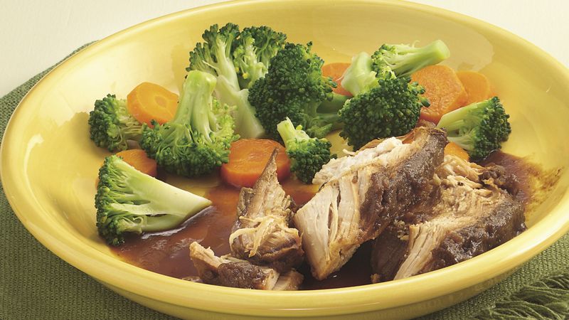 Slow-Cooker Turkey Breast with Cranberry-Onion Gravy