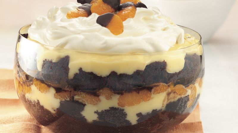 Chocolate-Orange Punch Bowl Cake