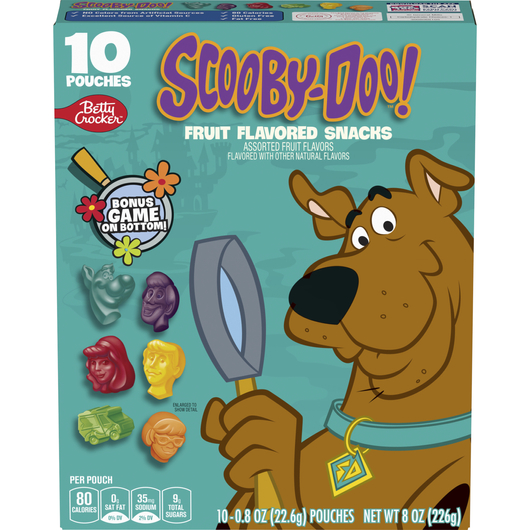 Betty Crocker Fruit Flavored Snacks Scooby Doo BettyCrocker
