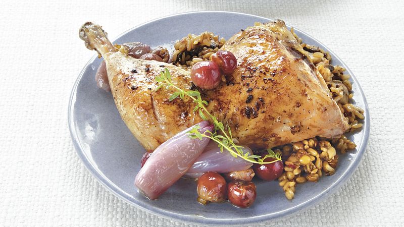 Chicken with Grapes and Thyme