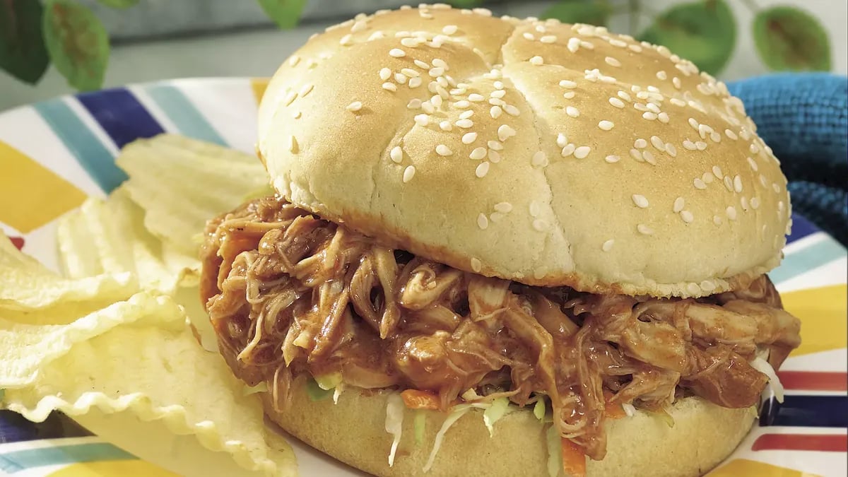 Teriyaki Barbecued Chicken Sandwiches