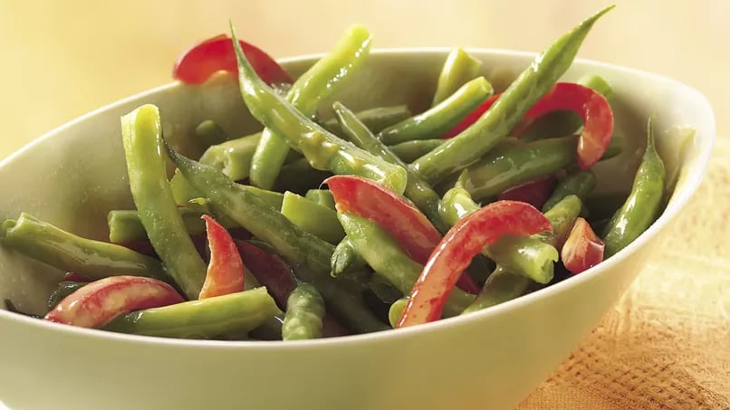 Green Beans and Red Peppers