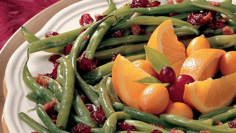 Holiday Beans and Cranberries