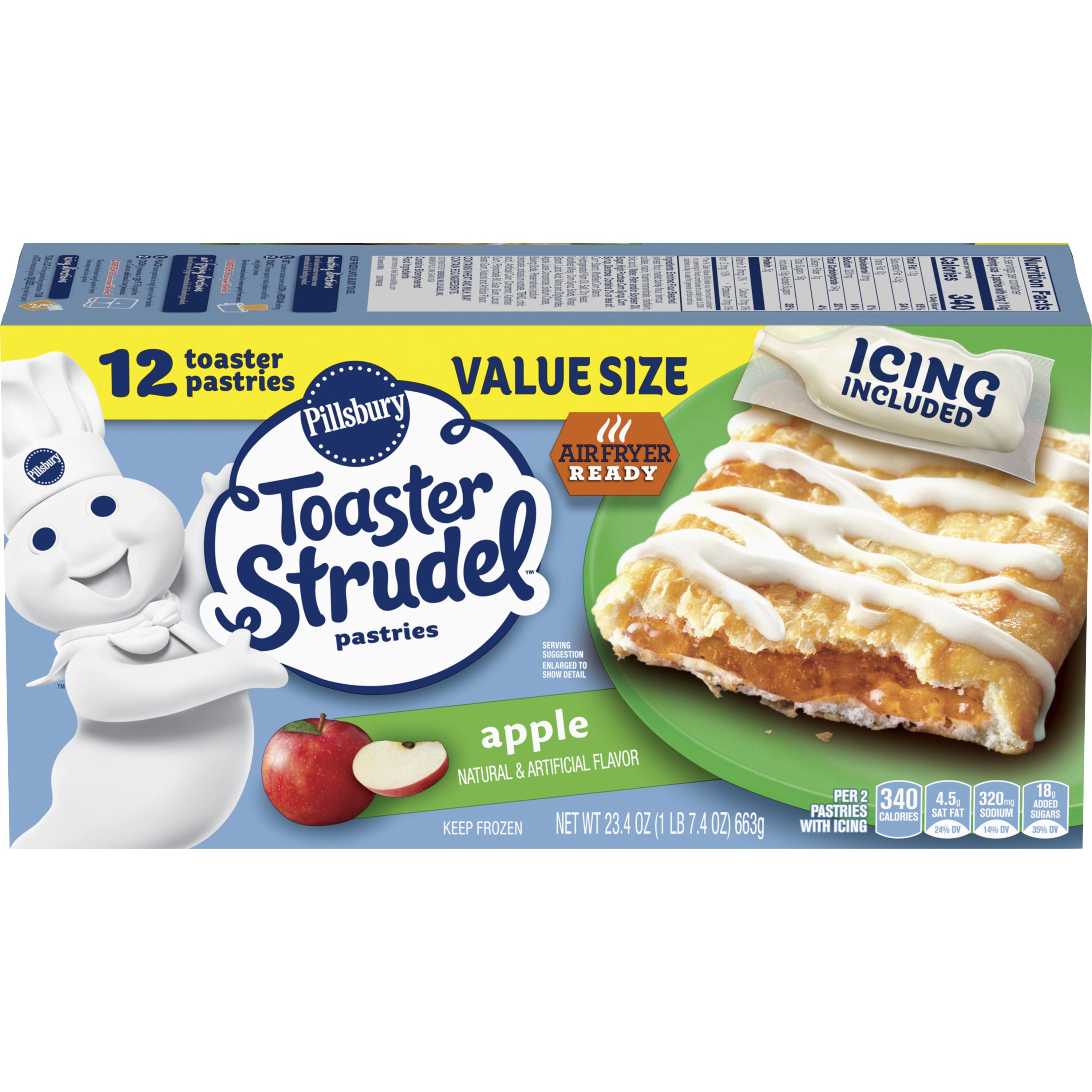 Pillsbury™ Apple Toaster Strudel™ 12 Ct. - Front