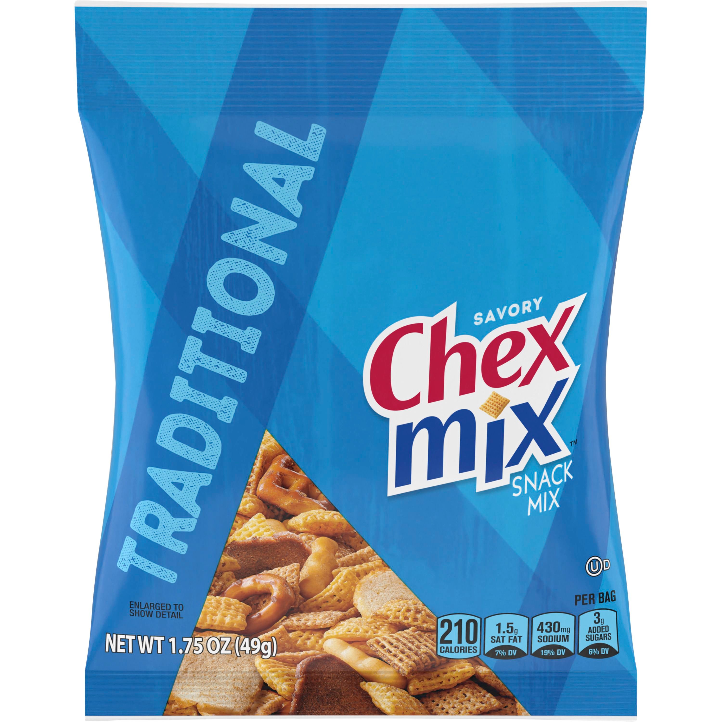 Front - 3D Chex Mix(TM) Snack Mix Single Serve Traditional (60 ct) 1.75 oz