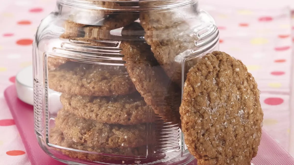 Sugary Gingerbread-Oat Chews