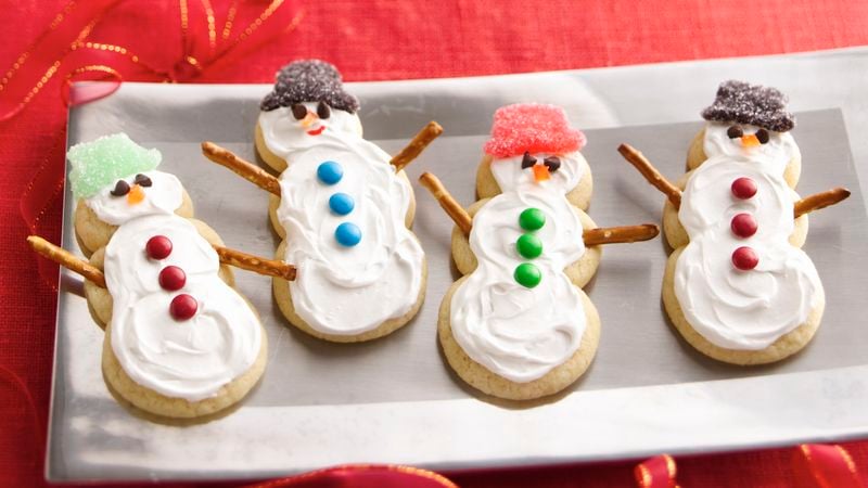 Sugar Cookie Snowmen