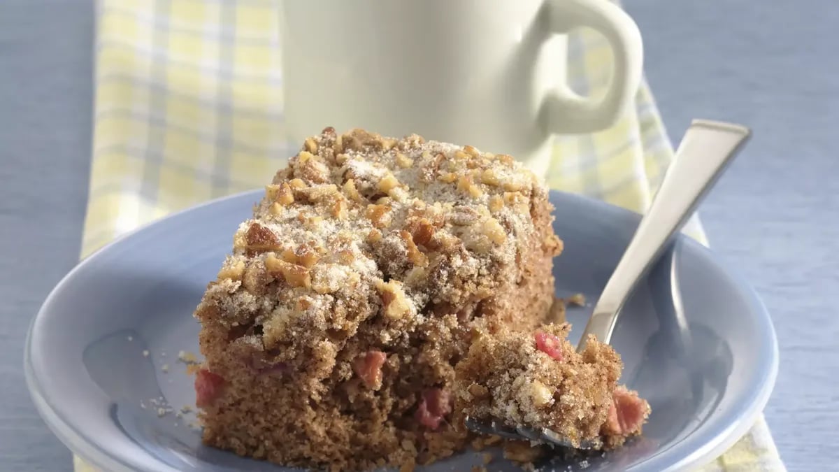 Rhubarb Spice Cake