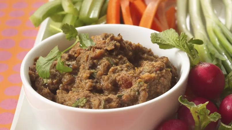 Black Bean Dip with Veggies