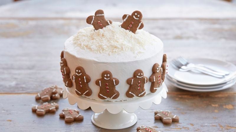 Holiday Gingerbread Cookie Cake Recipe 
