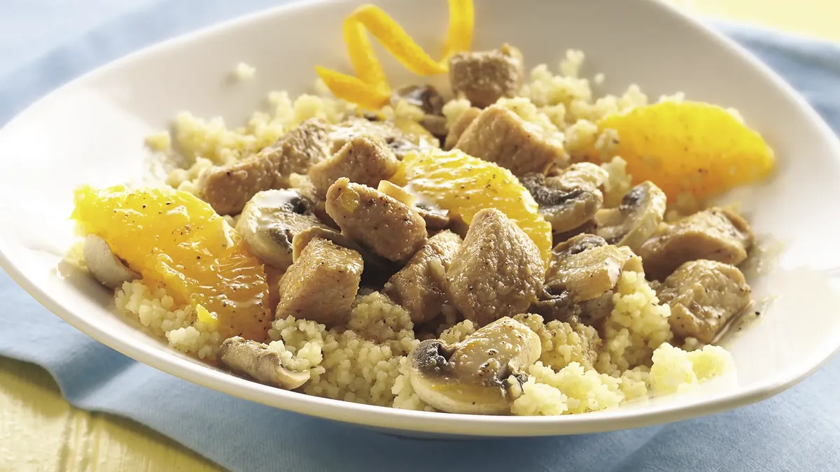Ginger Pork in Orange Sauce
