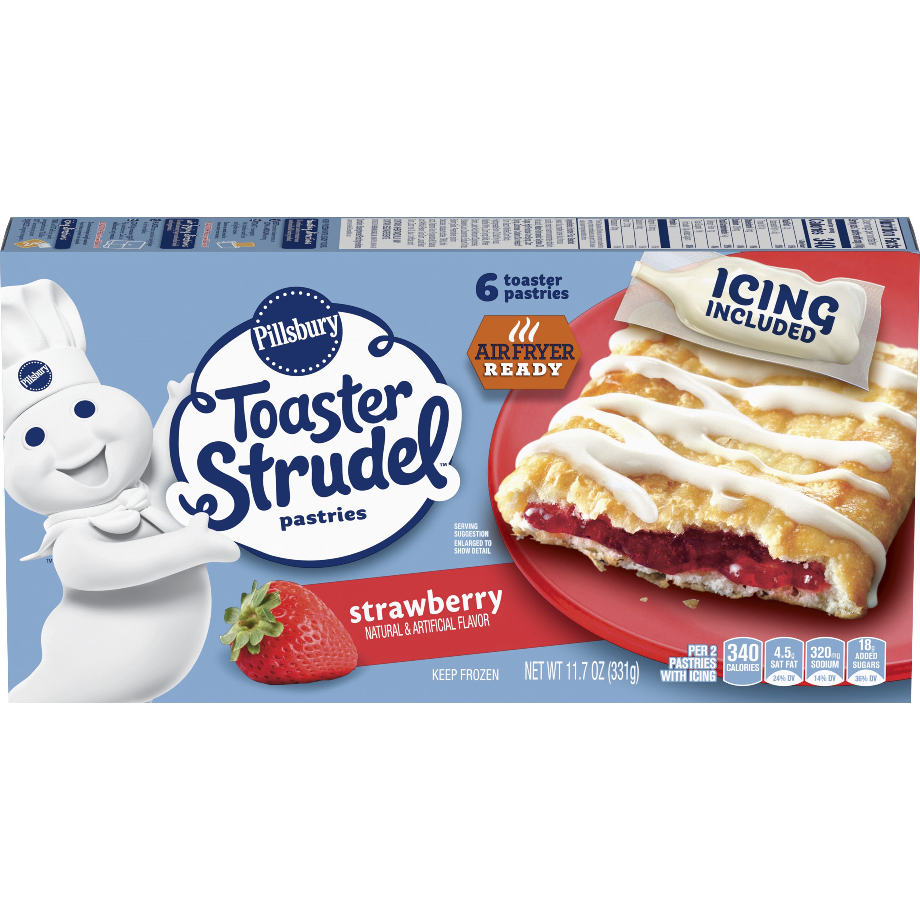 Pillsbury™ Strawberry Toaster Strudel™ - Front
