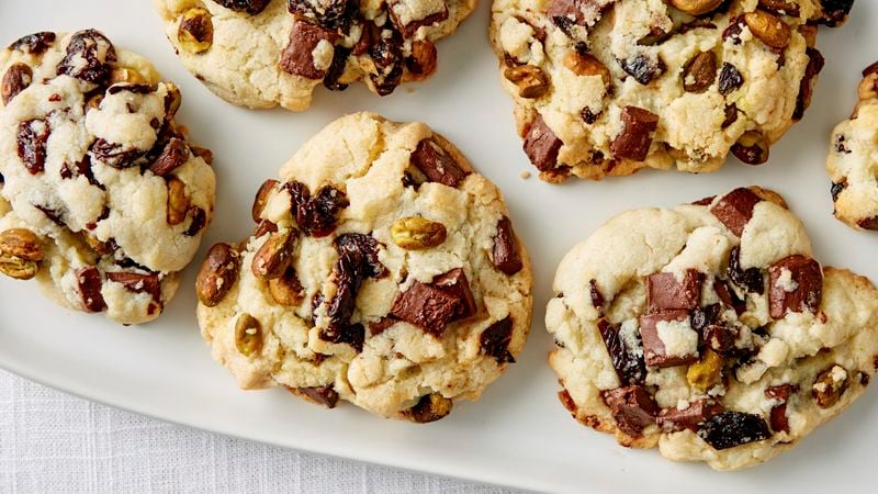 Spumoni Chunk Cookies