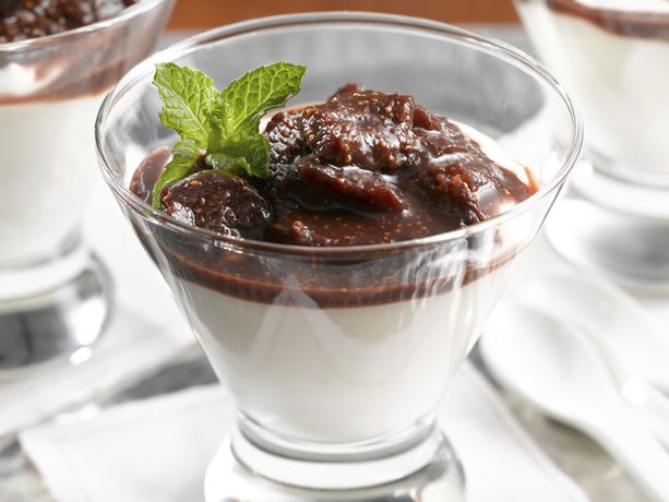 Greek Vanilla Yogurt with Coffee Compote Sundae