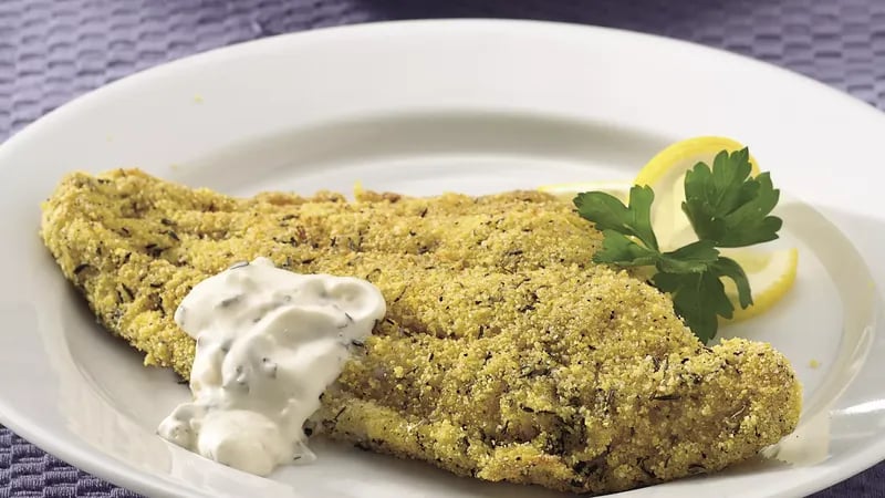 Crispy Broiled Catfish Fillets