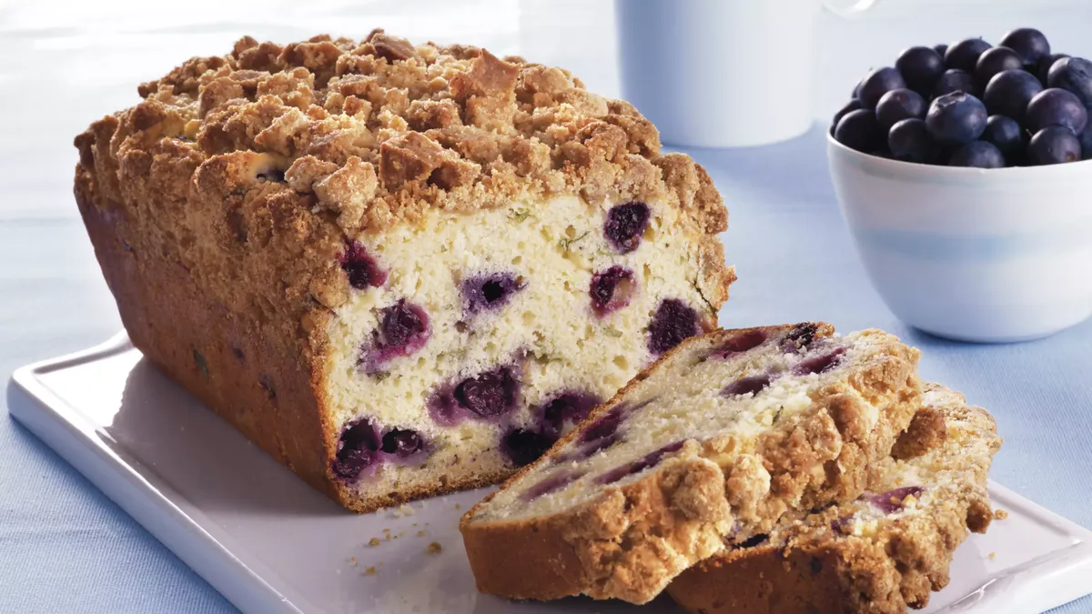 Blueberry-Basil Loaf