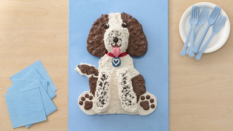 Spaniel cake top