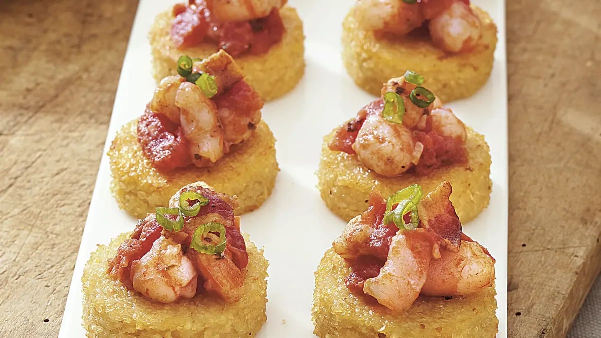 Shrimp and Grits Bites