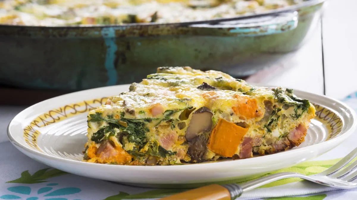 Sweet Potato and Kale Frittata