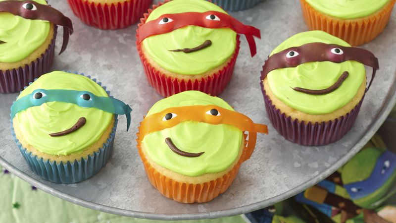 Teenage Mutant Ninja Turtles Cupcakes