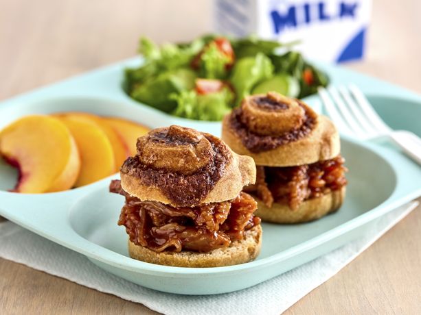 BBQ Cinnamon Roll Sliders