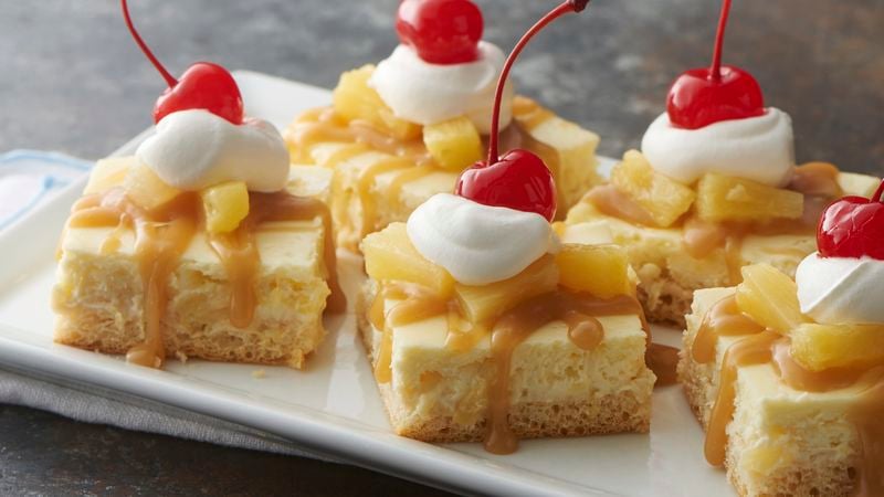 Pineapple Cheesecake Bars