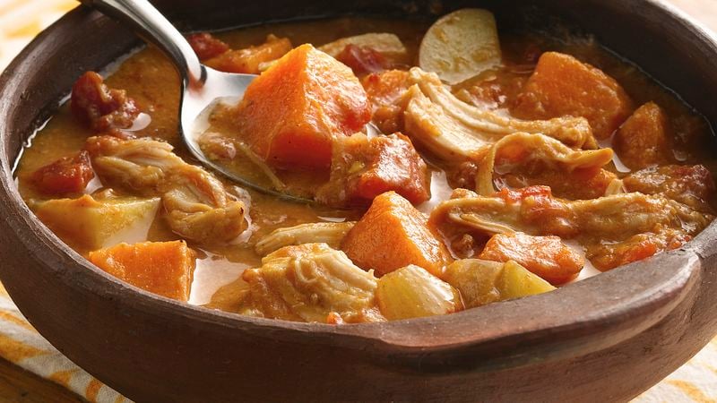 Slow-Cooker African Groundnut Stew with Chicken