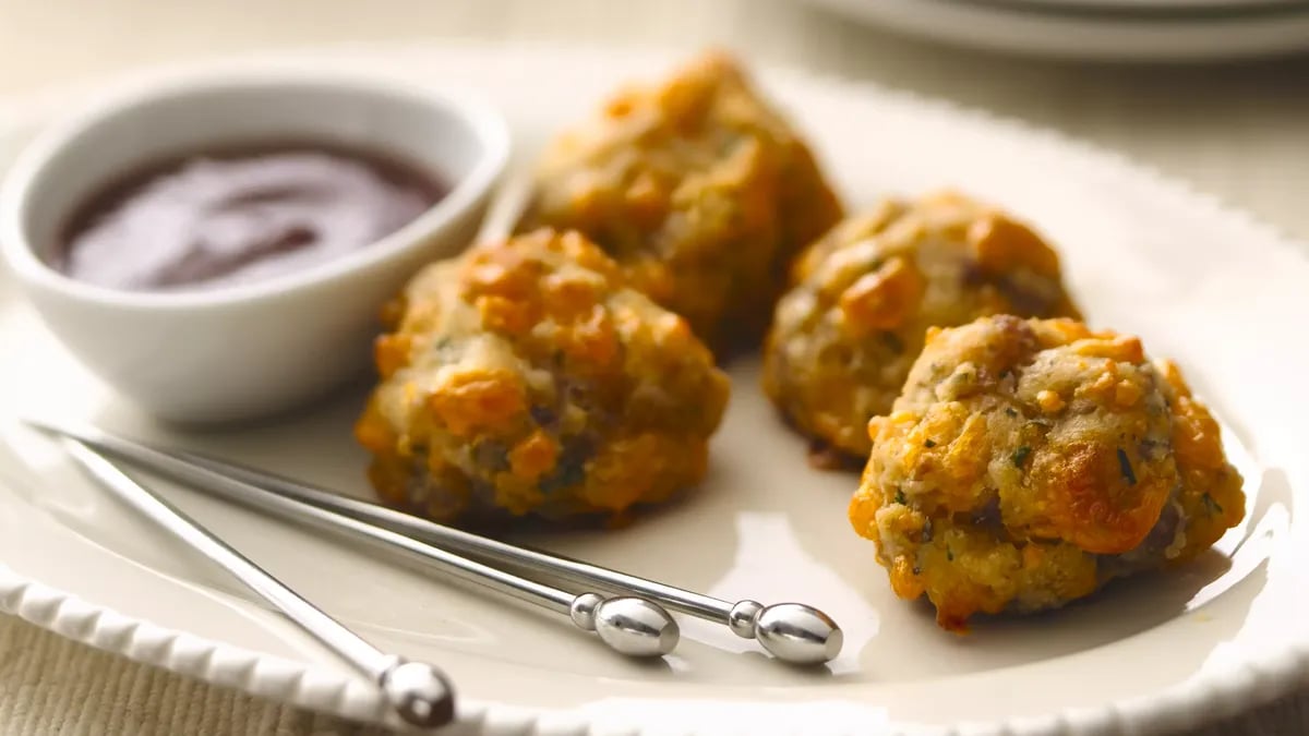 Gluten-Free Sausage Cheese Balls