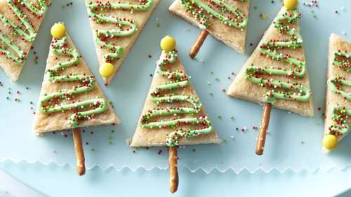 Easy Christmas Tree Cookie Bars