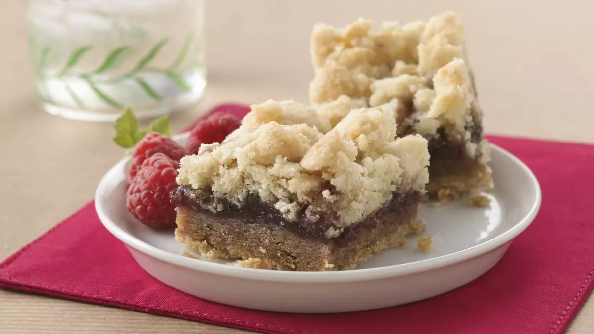 Raspberry Streusel Bars