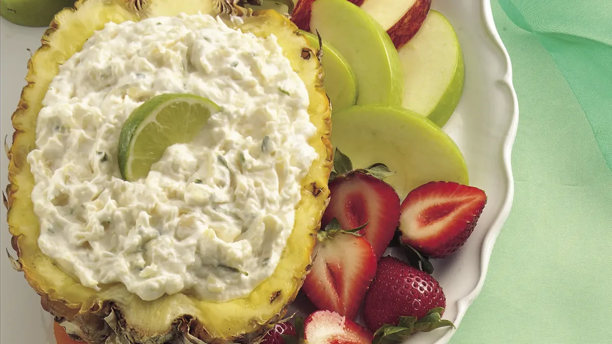Pineapple-Lime Fruit Dip