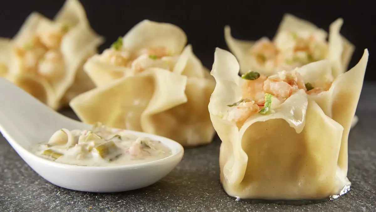 Thai Shrimp Wontons