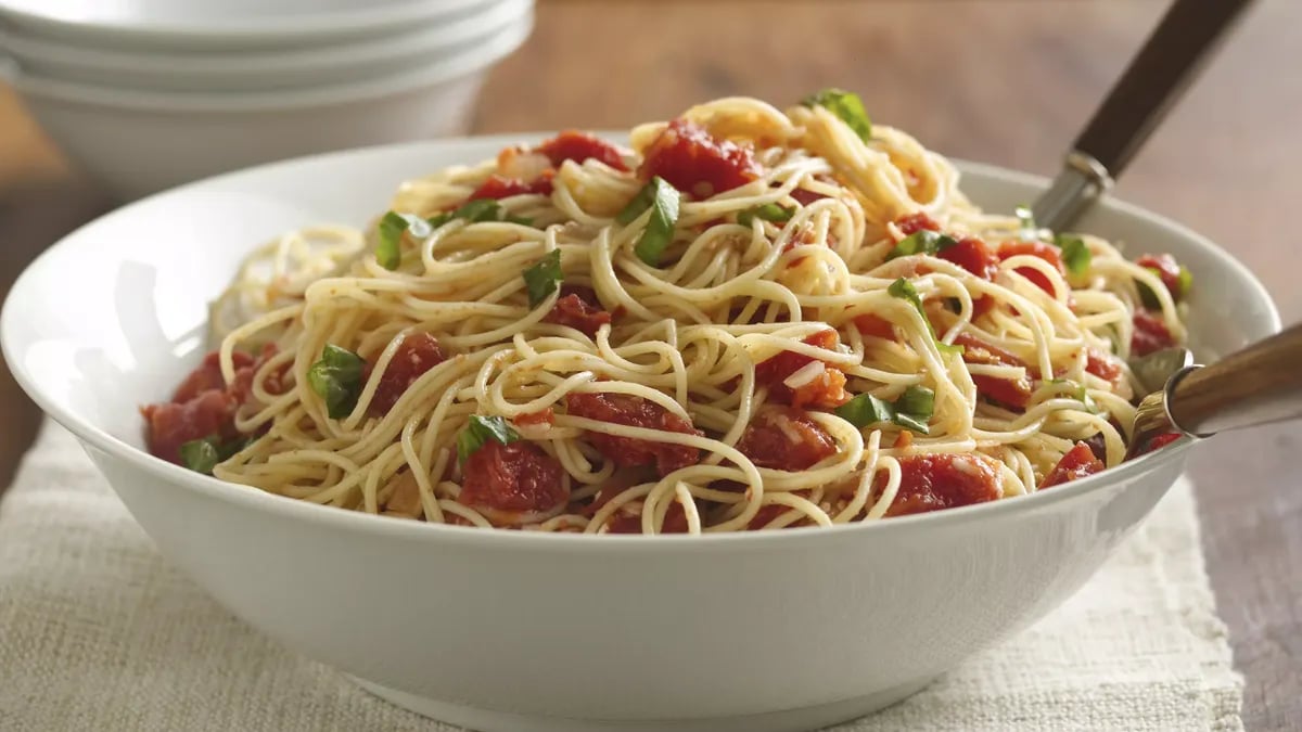 Angel Hair with Tomato and Basil