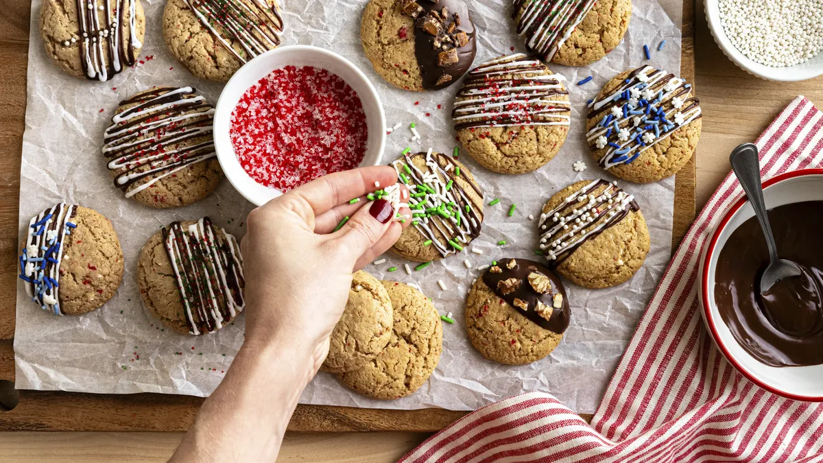 Peppermint Mocha Cookies