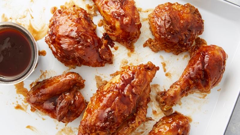 Oven-Fried Barbecue Chicken