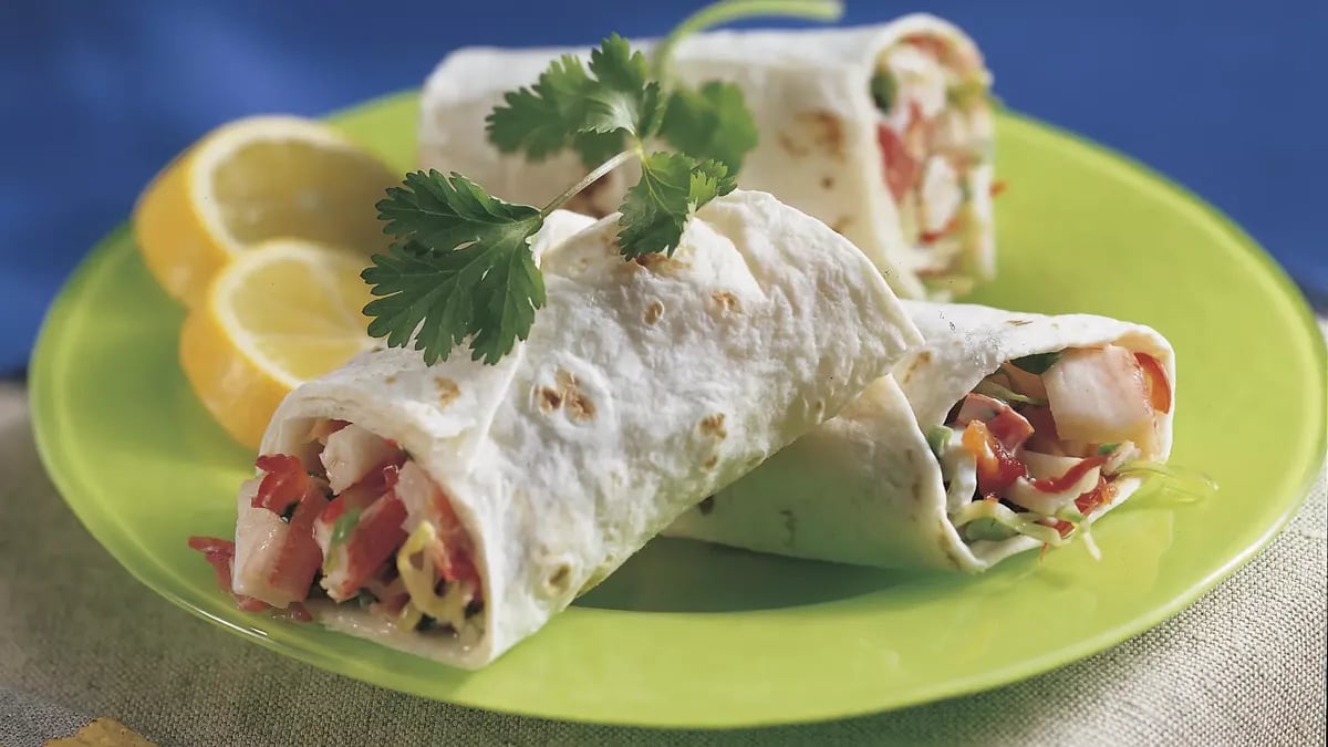 Crab Tortilla Wraps