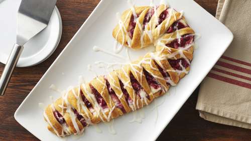 Raspberry-Cream Cheese Candy Cane Crescent Danish-image