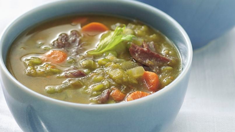 Slow Cooker Split Pea Soup 