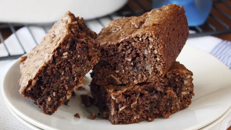 Loaded German Chocolate Cake Mix Brownies