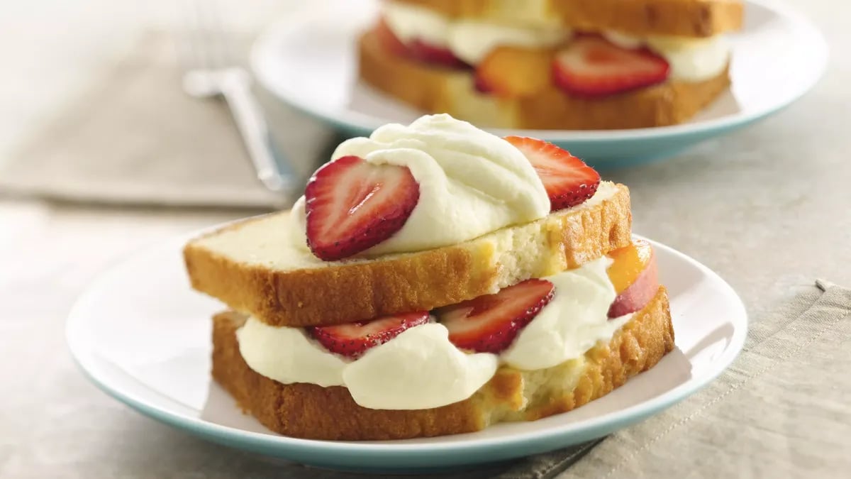 Fruit-Topped Lemon Pound Cake