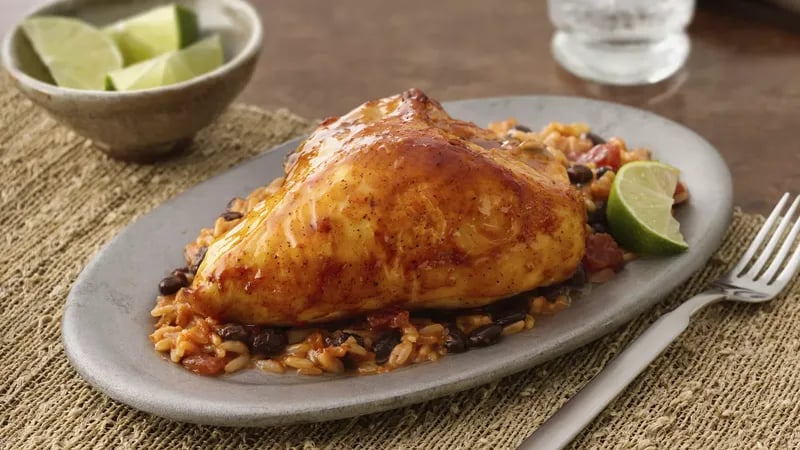 Salsa Chicken and Rice Casserole