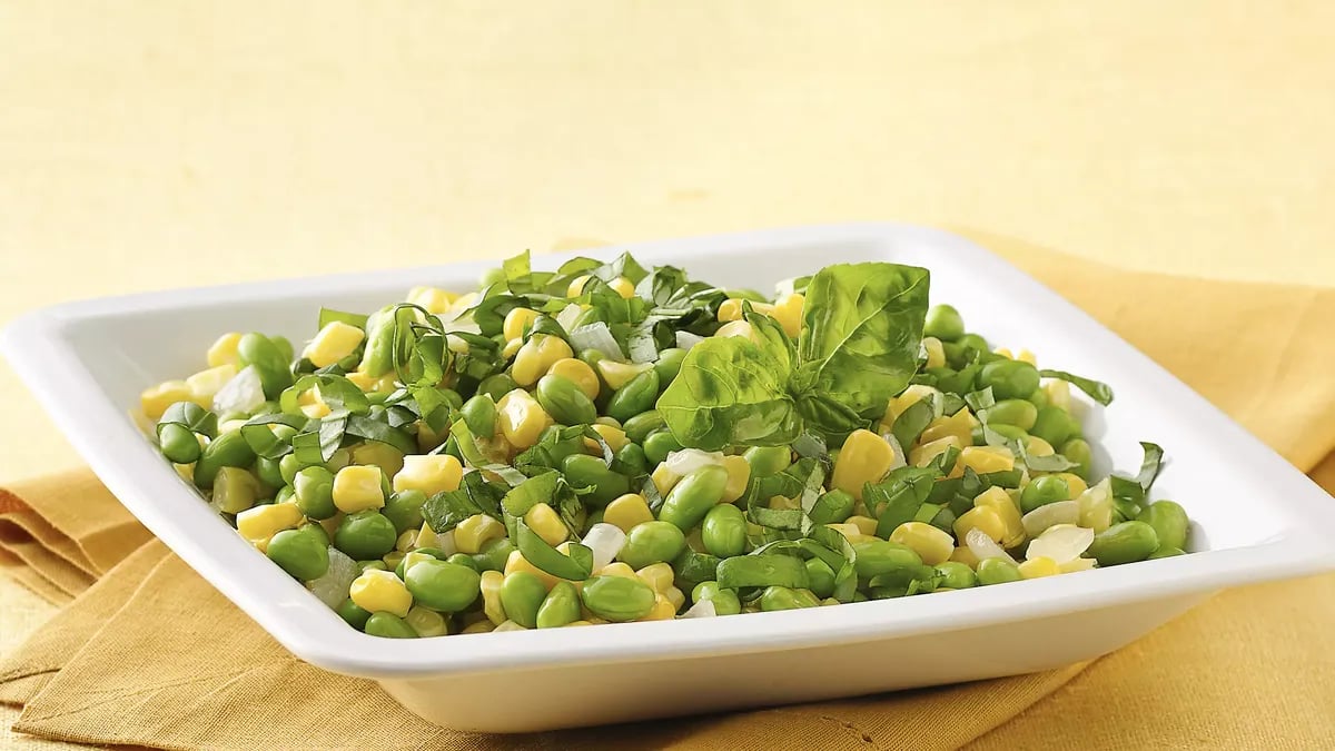 Corn and Sweet Bean Sauté 