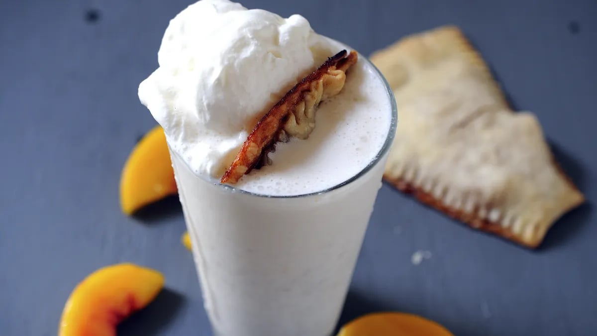 Peach Pie Milkshake