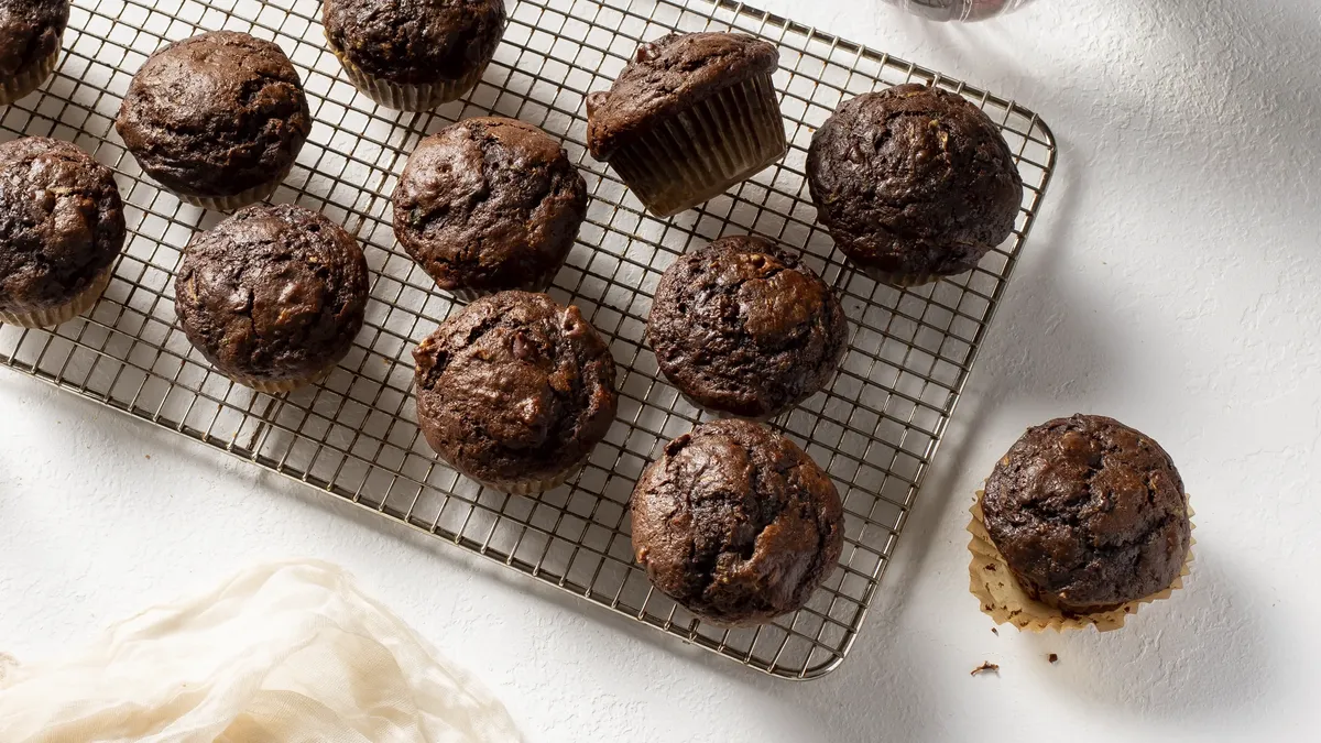Chocolate Zucchini Muffins