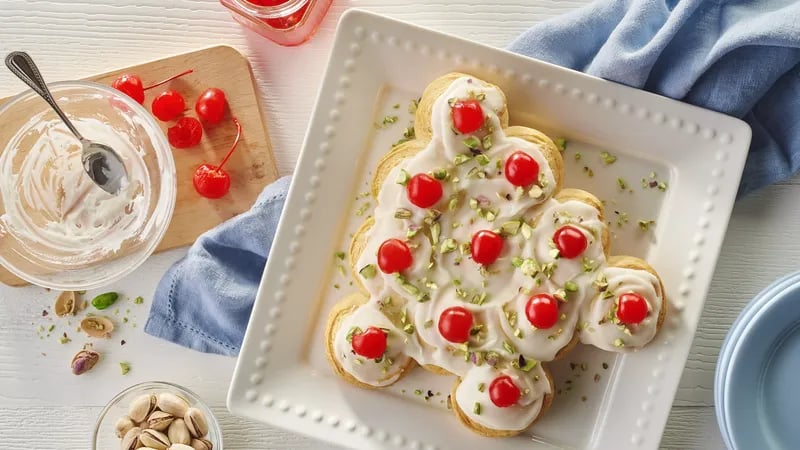 Cherry Pistachio Pull-Apart Tree